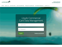 Tablet Screenshot of lloydsbank-datamanagement.com